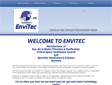 Tablet Screenshot of envitec-corp.com